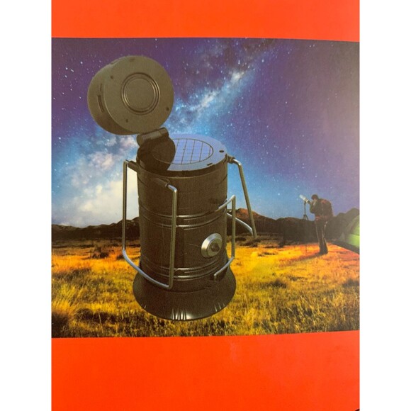 Multi-Function Outdoor Lantern Speaker LED Light FM Radio Solar U2C 5-in-1 USB - Picture 7 of 7